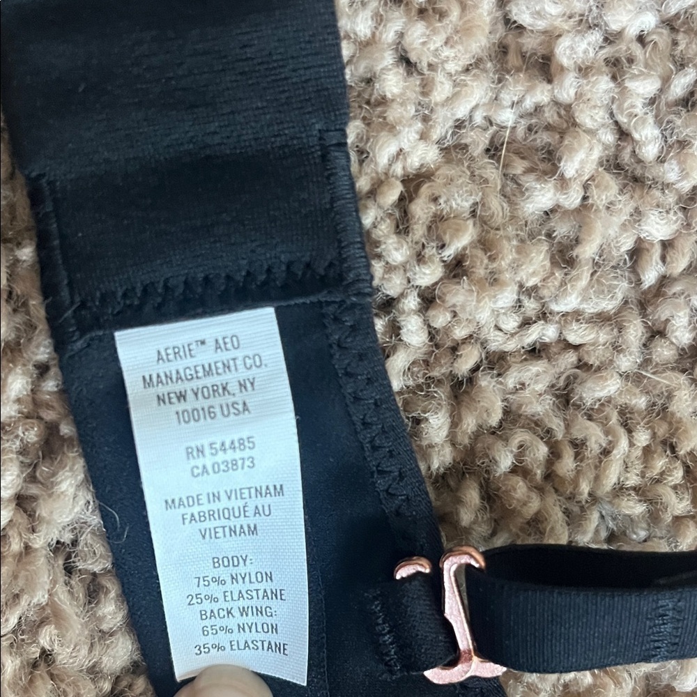 Women's Aerie Black Bra Reversible Straps - Picture 4 of 7